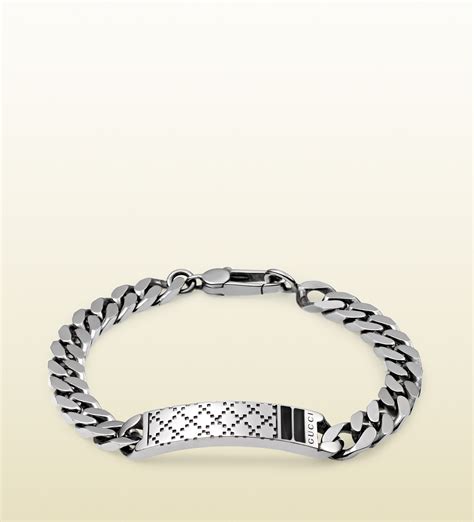 bijou homme gucci|men's Gucci bracelet.